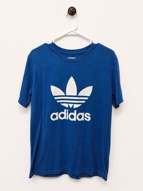 adidas Blue Trefoil Logo T-Shirt